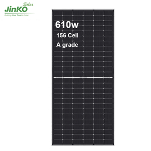 610w Jinko High Efficiency A Grade 156 Cell Monocrystalline Solar Panel 